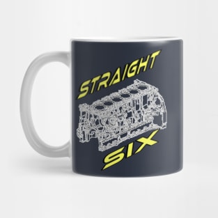 Engine Block Straight 6 (Yellow) Mug